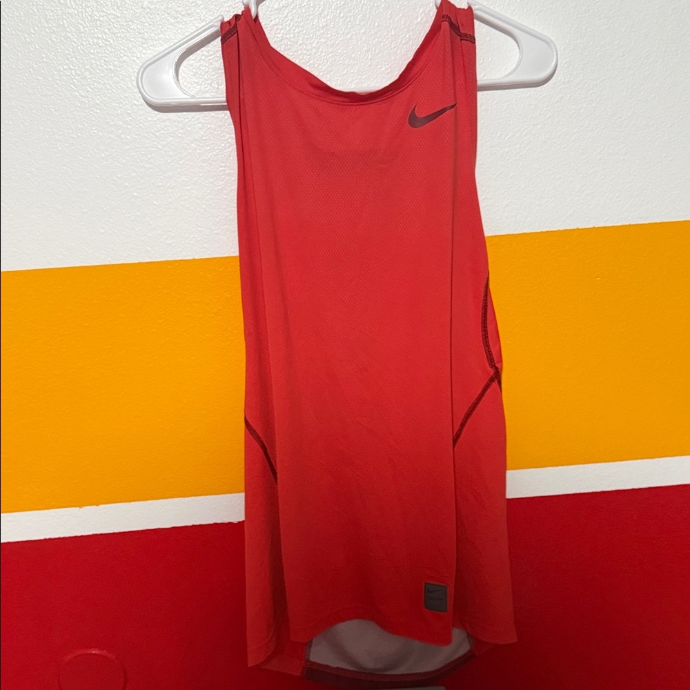 Nike Red Sleeveless Sports Top
